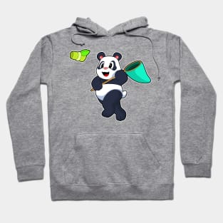 Panda Landing net Bamboo Hoodie